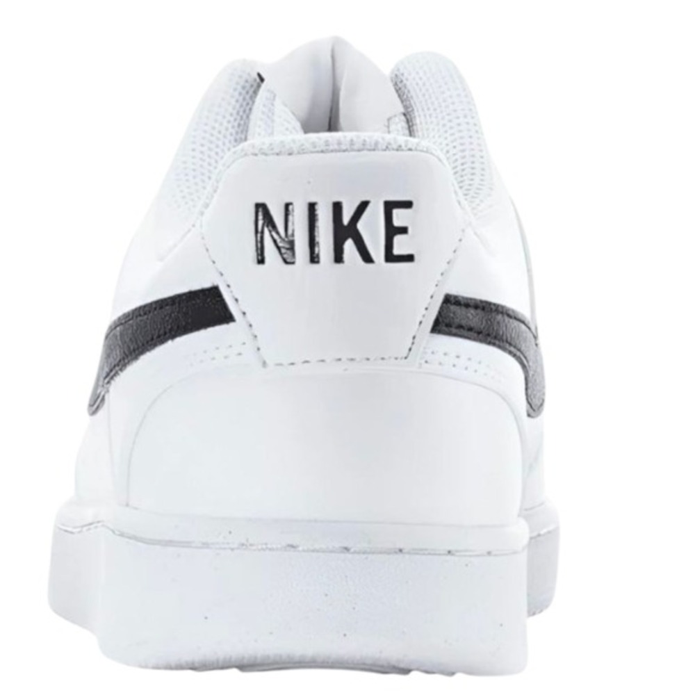 Nike Men's Court Vision Low Next Nature Sneakers, White/Black, Size‎ 12 New - Picture 11 of 15
